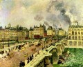 El naufragio de Pont Neuf de la Bonne Mere 1901 Camille Pissarro